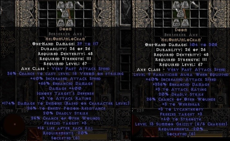Diablo 2 item pack 1.13d